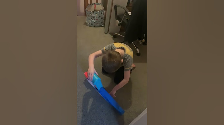 Ollie demonstrates his N series nerf gun