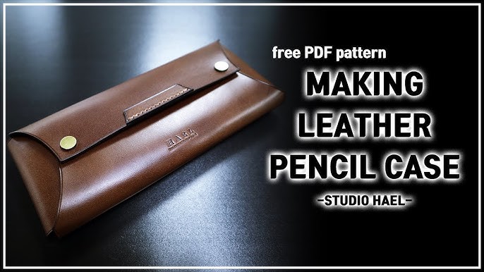 PATTERN or a Slim Leather Pencil case  Pencil case for Boys and Girls -  HappySnail_DIY's Ko-fi Shop - Ko-fi ❤️ Where creators get support from fans  through donations, memberships, shop sales