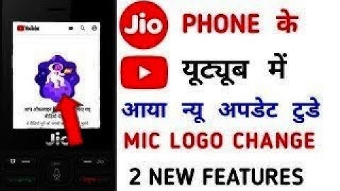 Jio Phone YouTube 2 New Update Today  | New Update in Jiophone | By Techno Shiva