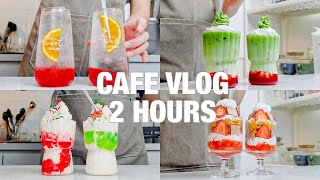 😲😲저희 매장에서 특별한 드래곤 프루트 를 곁들인 이상의 cafe vlog🐉🐉2시cafe vlog / 카페 브이로그 / asmr
