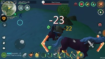 Utopia origin Red horse feed + Taming Red horse