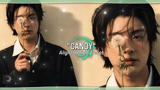 "CANDY" tiktok style edit preset— ALIGHT MOTION 