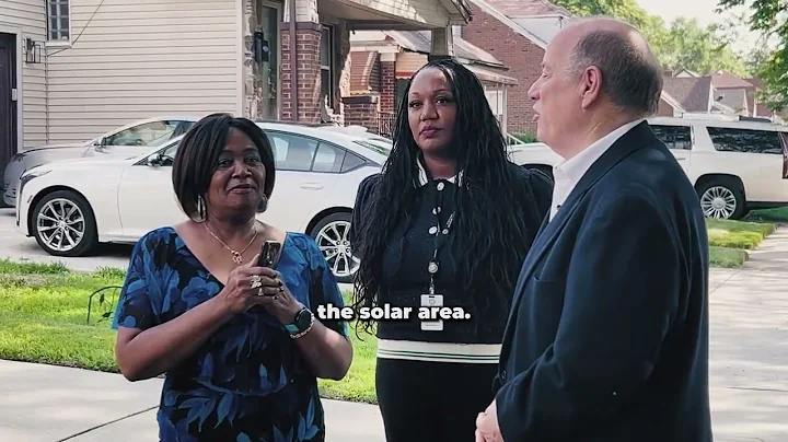 Mayor Duggan visits Detroit’s FIRST Neighborhood Solar Array Project - Van Dyke Lynch | OR – 7/11/25