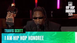 Travis Scott Pays Tribute To His Loved Ones - The 'I Am Hip Hop Honor Award' | #BETHipHopAwards2024