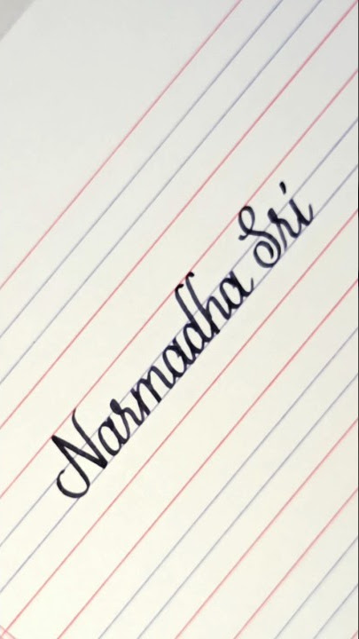 #narmadha #name #handwriting @SamsHandwriting
