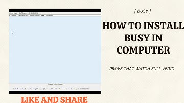 Busy accounting software download & install || best trick || GST || TDS BILLING || WATCH full vedio
