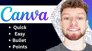 How To Add Bullet Points in Canva (Step By Step)