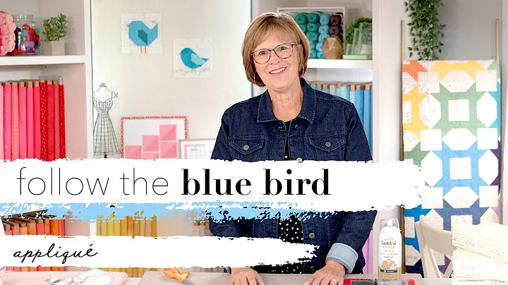 Jill Finley's Appliqu Blue Bird
