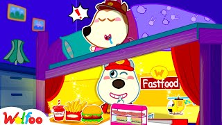 Wolfoo's SECRET McDonalds Under the Bed | Funny Stories for Kids  Wolfoo Kids Cartoon