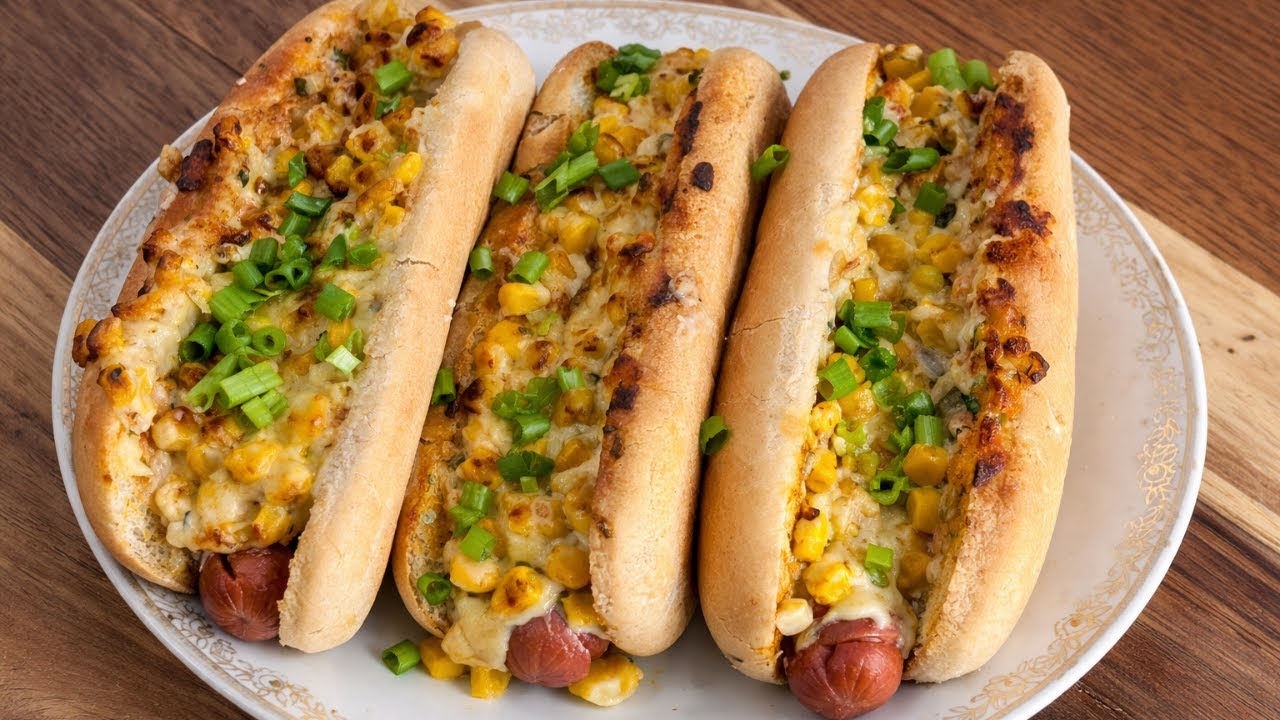 ХОТ-ДОГИ С КУКУРУЗОЙ в аэрогриле! Необычно и ОЧЕНЬ вкусно!