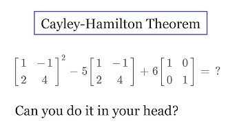 Cayley Hamilton Theorem
