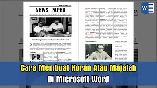 LENGKAP! Cara Membuat Koran atau Majalah di Word screenshot 4