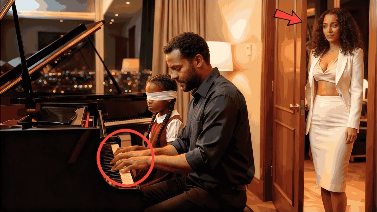 Black Single Dad Janitor Played Piano with a Blind Girl — Unaware Her CEO Mom Was Listening