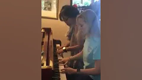 Myrna Ligan plays Carlos Jobim with Christina Acke...
