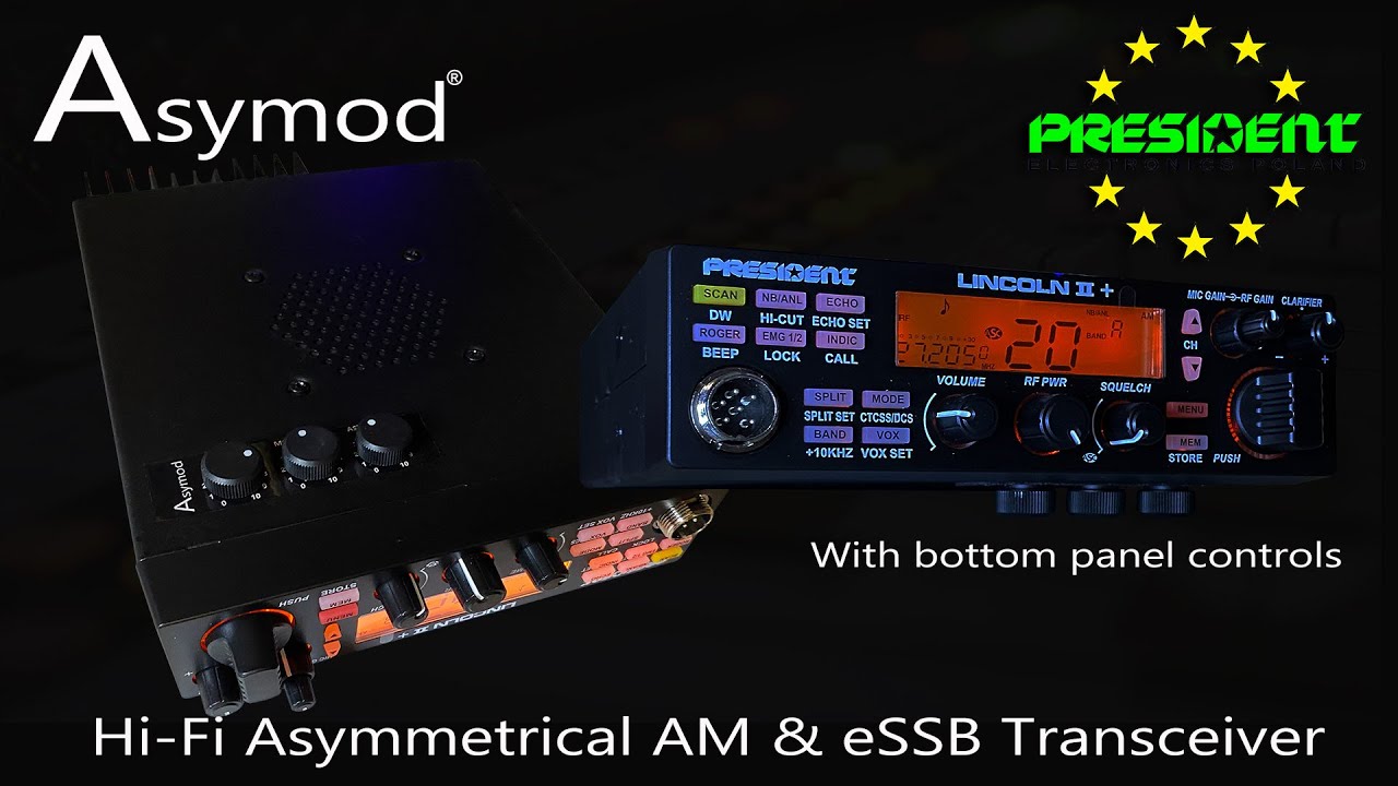 Mark's Asymod President Lincoln II+ Asymmetrical Hi Fi AM Transceiver ...