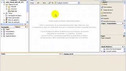 aula 123 java ee - Instalando e testando o Visual Web Packau