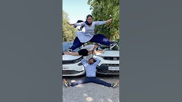 Isne to sabko hila dala #gymnast #acrobatics #action #viralshort #stunt #split #flexibility #acrobat