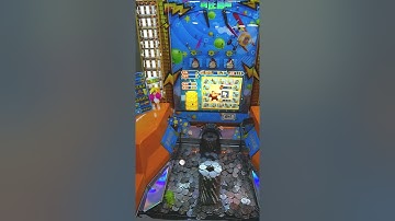 Let’s build a big tower in the coin pusher machine #coinpusher #mobilegames