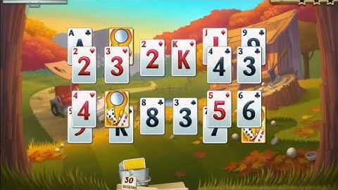 Fairway Solitaire Blast (by Big Fish Games) - solitaire card game for Android and iOS - gameplay.