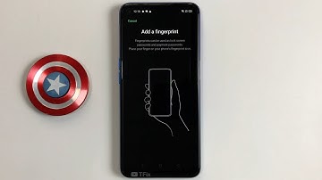 How to set a 4 digit password, fingerprint, face on OPPO A54 Android 10