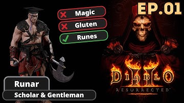 Diablo 2 Resurrected: Runes Only Barbarian Ep.01