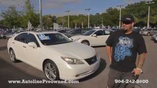 Autoline Preowned 2007 Lexus ES 350 Walk Around Review Test Drive Used For Sale Jacksonville