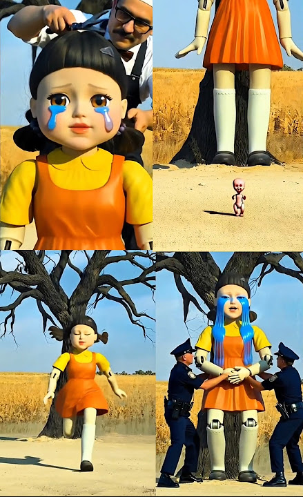 Squid Game Cute doll #shortsviral #beautifuldoll