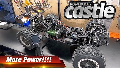 Losi DBXL-E Castle Creations XLX2 and 1100kv Motor! Major Power Upgrade!! #xlx2