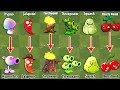 Plants VS Zombie Discovery - The difference between plants PVZ 1 and PvZ 2