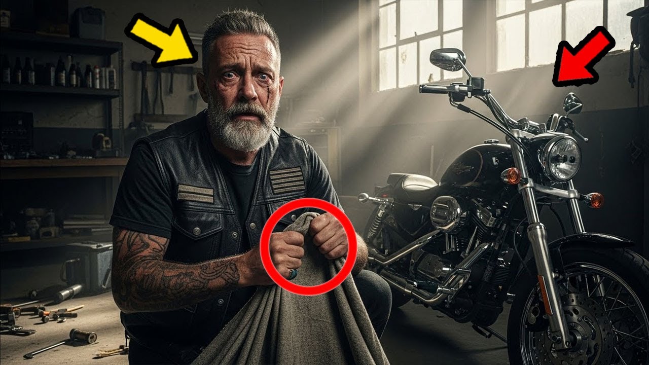 Biker räumt die Garage seines verstorbenen Vaters auf – Was er darin fand, erschütterte ihn zutiefst
