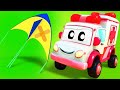 Kleine Auto's KLEINE AUTOS probren te vliegeren!! Leerzame cartoons voor kinderen met auto's in Auto