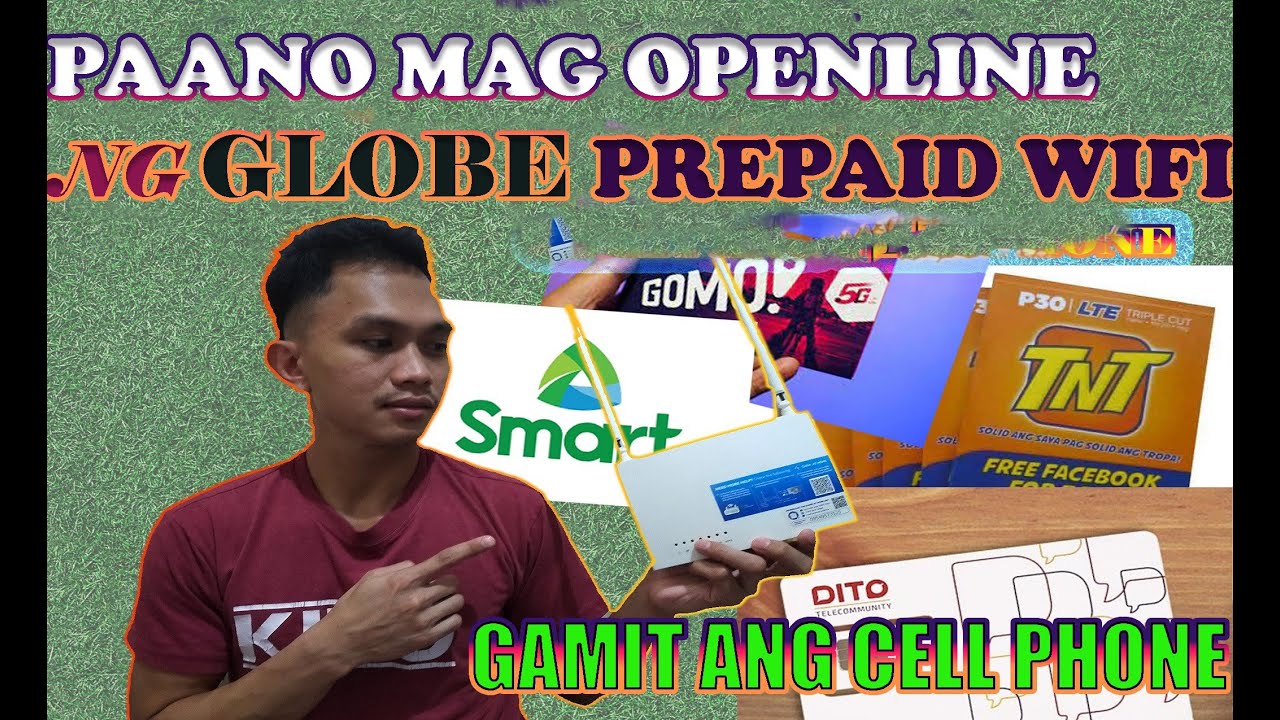 HOW TO OPENLINE GLOBE AT HOME PREPAID WIFI [Gamit ang CELLPHONE] - YouTube