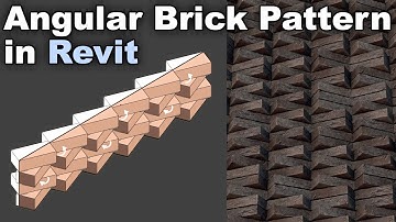 Angular Brick Pattern in Revit Tutorial
