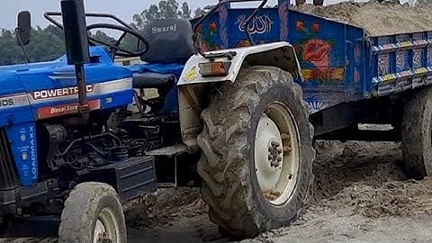 Sand is load from the river into tractors & unload over rough roads through hydraulic facilities.5