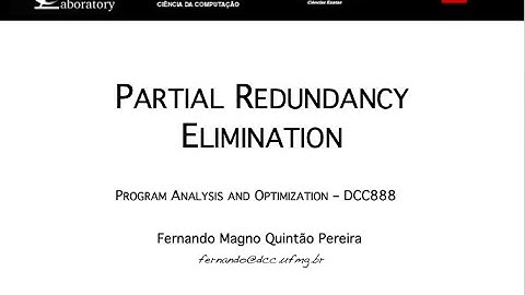 Partial Redundancy Elimination - Part 1