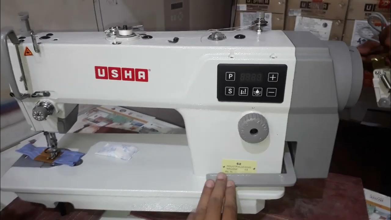 USHA S2 LOCKSTICH (INDUSTRIAL SEWING MACHINE) YouTube