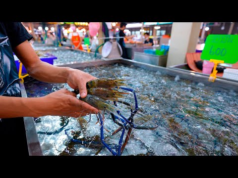 Eating at a Seafood Market in Bangkok