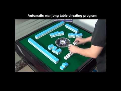 Automatic mahjong table with cheating program
