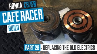 Honda CB750 Cafe Racer Part 28 - Replacing the old electrical parts