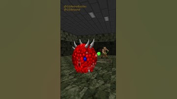 Cacodemon vs Hell Knight - 1v1 Monster Infighting - Doom II Retro Battles #shorts