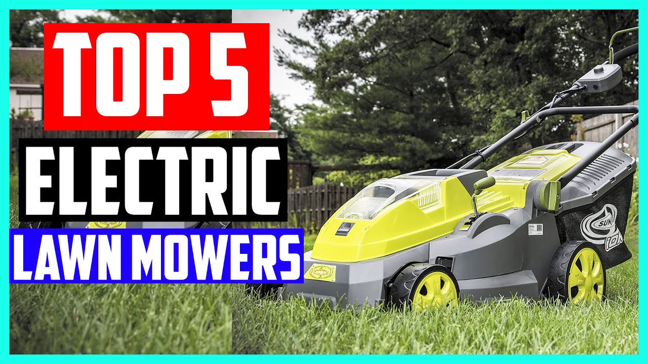 Top 5 Best Electric Lawn Mowers in 2024 – Reviews - YouTube