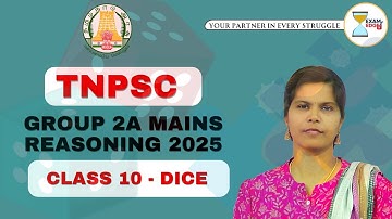 TNPSC Group 2A Mains Reasoning - Class 10 #tnpsc #group2answerkey #reasoning