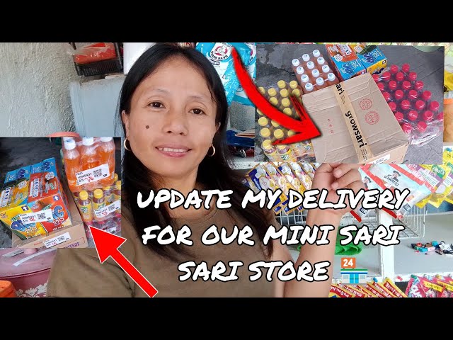 UPDATE MY DELIVERY FOR OUR MINI SARI SARI STORE 🏪 @lheenscottdiscussion @thescottybeeshow8184 class=