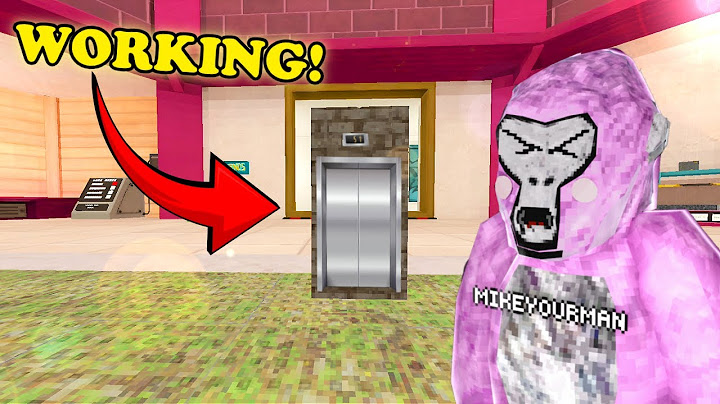I BUILT A Working Elevator INSIDE Monke Blocks!