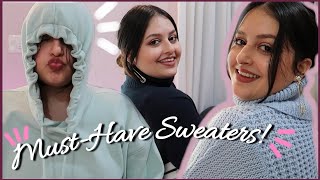 My *TOP 6* Sweaters• Sweatshirts/Sweaters YOU NEED During Winters• My Fashion Favourites Part 4