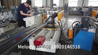 One Machine Produce All CU Profiles, Auto Adjust CU Keel Roll Forming Machine Factory Test