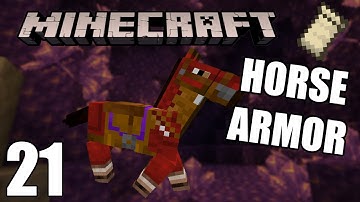 Minecraft, but WE ADD HORSE ARMOR with Fabric