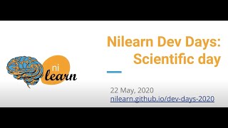 Nilearn Dev Days 2020 - Scientific day, Introduction by Elizabeth DuPre