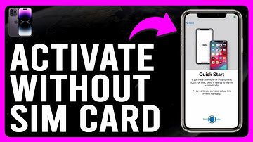 How To Activate iPhone Without SIM Card (How To Set Up And Use iPhone Without SIM Card)