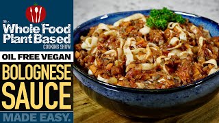 PLANT BASED BOLOGNESE SAUCE  Delicious authentic recipe for vegans!